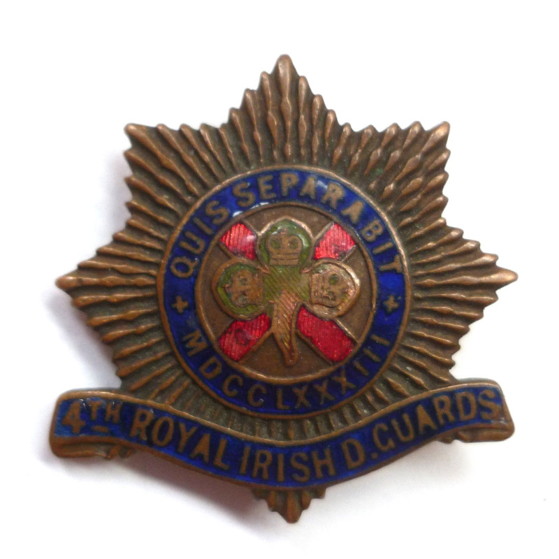 WW1 4th Royal Irish Dragoon Guards Sweetheart Brooch