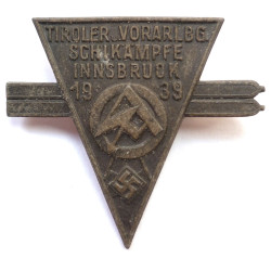 WW2 German SA + HJ Tyrolean and Vorarlbg Ski Competition Innsbruck 1939