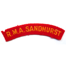 Royal Military academy R.M.A. Sandhurst Shoulder title