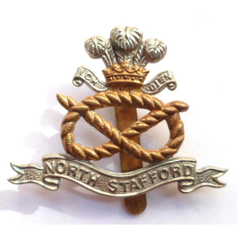 WW2 North Stafford Regiment Cap Badge