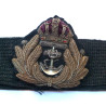 WW2 Royal Navy Officers Cap Badge