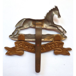 WW2 West Yorkshire Regiment Cap Badge British Military