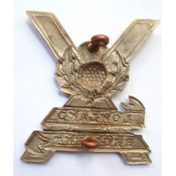 Lowland Regiment Cap Badge British Military Scottish