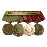 German DDR Medal of Merit of the Combat Groups of the Working-Class gold and Bronze