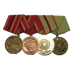 German DDR Medal of Merit of the Combat Groups of the Working-Class gold and Bronze