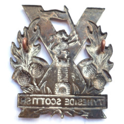 Tyneside Scottish Regiment Cap/Glengarry Badge British Military Insignia