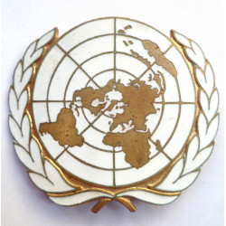 United Nations UN Cap Badge