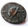 WW2 German Black Grade Wound Badge Maker Marked 81