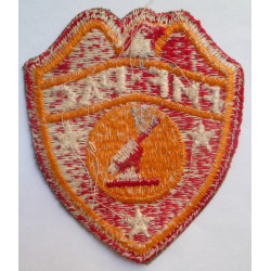 WWII United States Marine Corps FMF-PAC Artillery Battalion Cloth Patch Badge