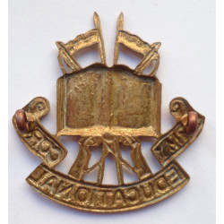 Army Education Corps Cap Badge British Military