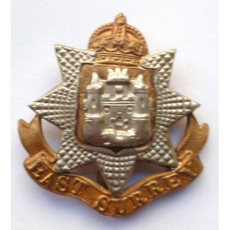 WW1 East Surrey Regiment Cap Badge