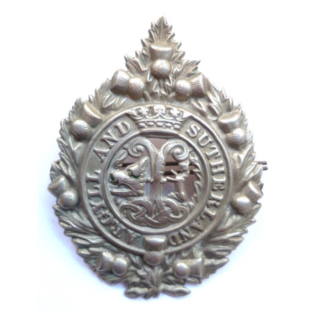 Argyll And Sutherland Regiment Cap/Glengarry Badge British Militaria