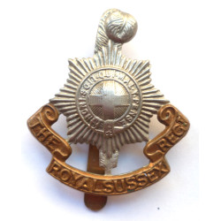 The Royal Sussex Regiment Cap Badge WW2