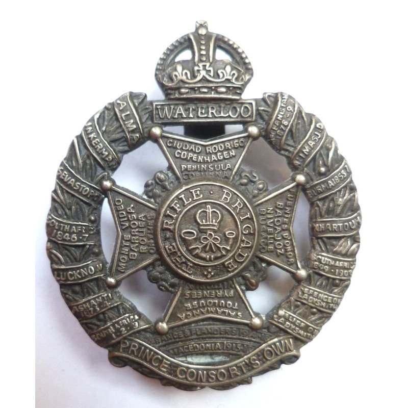 The Rifle Brigade Cap Badge British Army Military