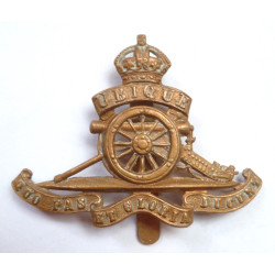 WW2 Royal Artillery Cap Badge