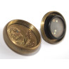 WW2 Royal Air Force Escape Button and Compass