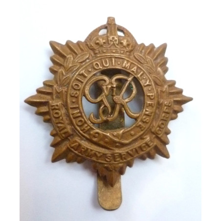 WW2 Royal Army Service Corps Cap Badge British Military