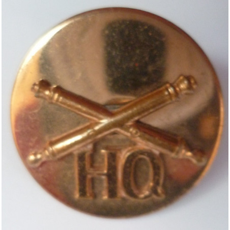 WW2 United States Artillery HQ Collar Disc Type III