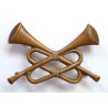 British Army Musicians Bugler Trade Brass Sleeve Badge