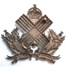 India - Calcutta Scottish Silver Glengarry/Cap Badge