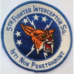 United States 5th Fighter Interceptor Squadron Cloth Patch Cold War 1960s