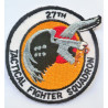 United States Air Force 27th TFS Cloth Patch Tactical Fighter Squadron Cold War USAF