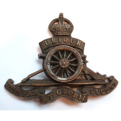Royal Artillery Officers Bronze Cap Badge