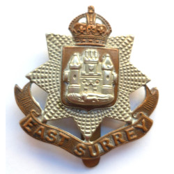 WWII East Surrey Regiment Cap Badge WW2 British Militaria