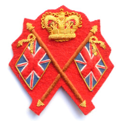 Recruiting Sergeants Cloth Sleeve Arm Badge Queens Crown