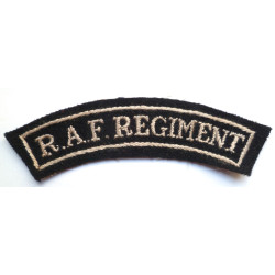 RAF Regiment Cloth Shoulder Title British Army