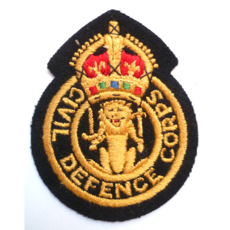 Civil Defence Corps Cloth Badge