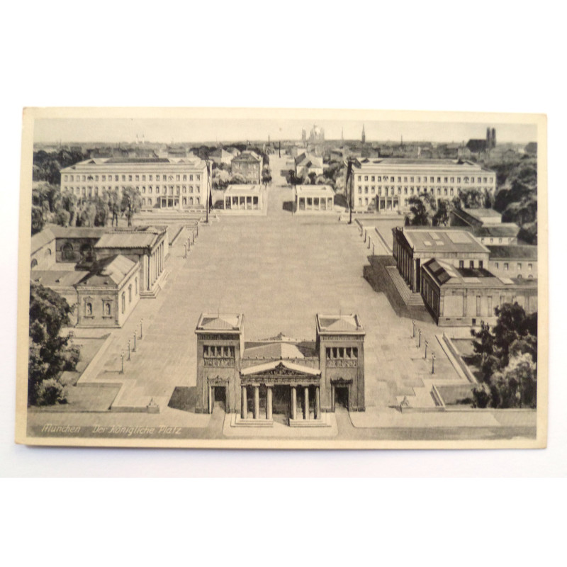 WW2 Photo Post Card of the Königlicher Platz 1939
