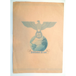WW2 Deutsche Reichspost Telegram Folder- German Postal Service