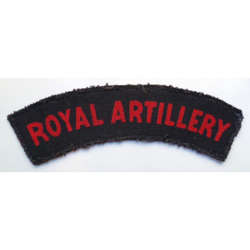 Royal Artillery Regiment Cloth Shoulder Title