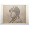 Italian Propaganda Fascist Portrait Postcard of Benito Mussolini