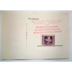WW2 German Post Card of Adolf Hitler, The Fuhrer