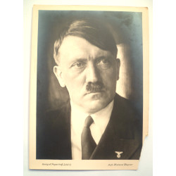 WW2 German Post Card of Adolf Hitler, The Fuhrer WWII