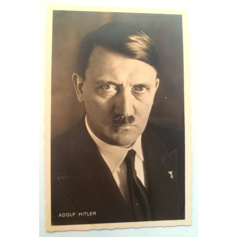 WW2 German Post Card of Adolf Hitler, The Fuhrer Photo Hoffmann