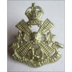 Canadian 49th Edmonton Regiment Collar Badge