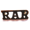 Rhodesia African Rifles Brass Shoulder Title RAR