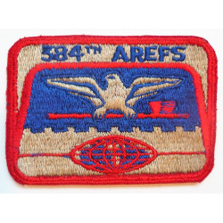 USAF 584th AREFS Cloth Patch Air Refueling Squadron Insignia Badge United States Air Force