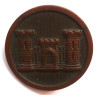 WW1 US Company Engineer Regiment Collar Badge