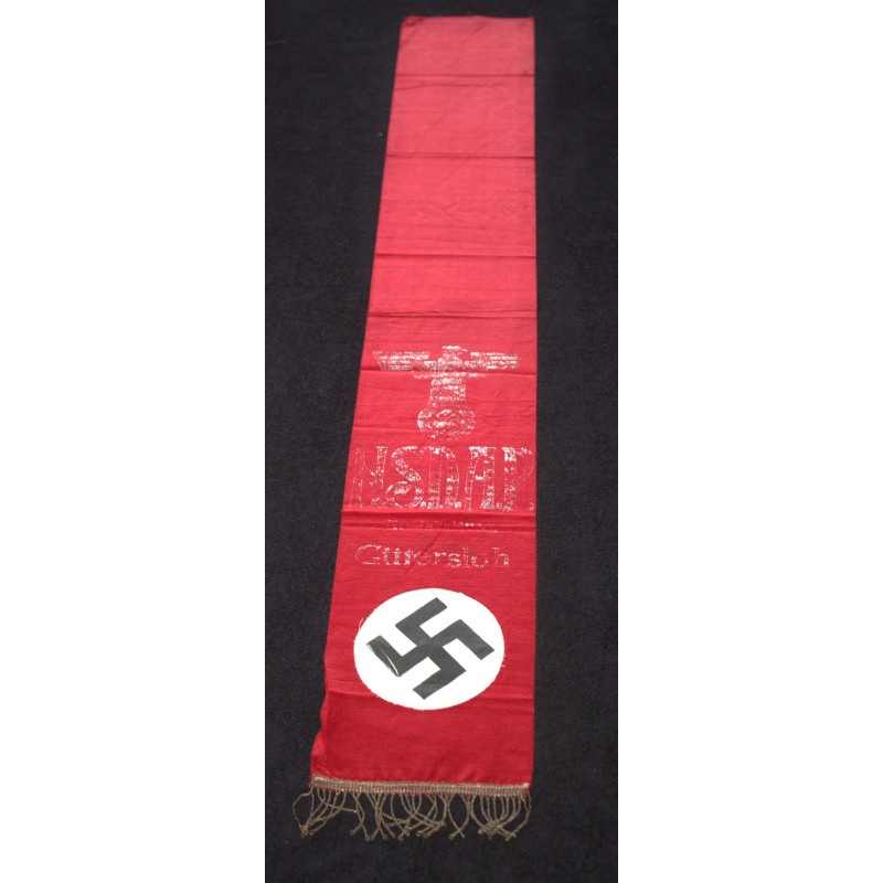 German NSKK/NSDAP Funeral Wreath Sash