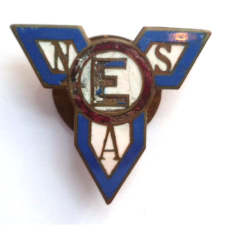 WW2 E.N.S.A. Entertainments National Service Association Enamel Lapel Badge