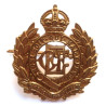 Cape Fortress Engineers Gilt Cap Badge - South Africa