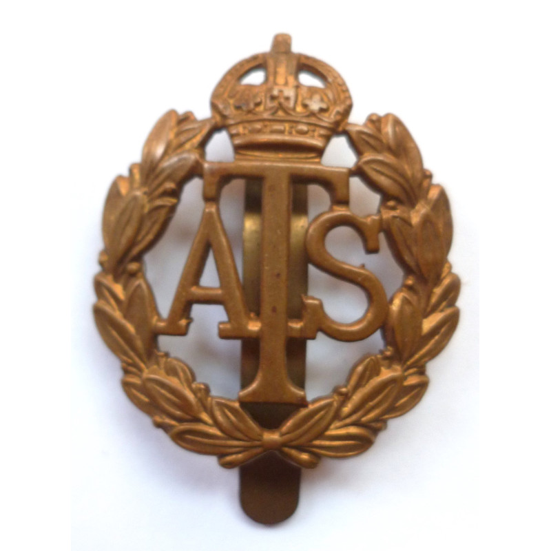 WWII Auxiliary Territorial Service ATS Cap Badge WW2 British Militaria