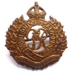 Royal Canadian Engineers Cap Badge George VI