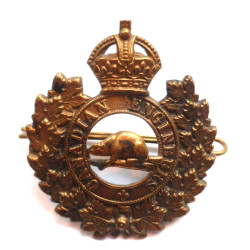 WW1 Canadian Engineers Cap Badge by J.R.GAUNT LONDON