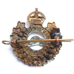 WW1 Canadian Engineers Cap Badge by J.R.GAUNT LONDON