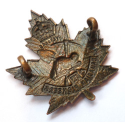WW1 Canadian 1st Pioneers Battalion Cap Badge CEF